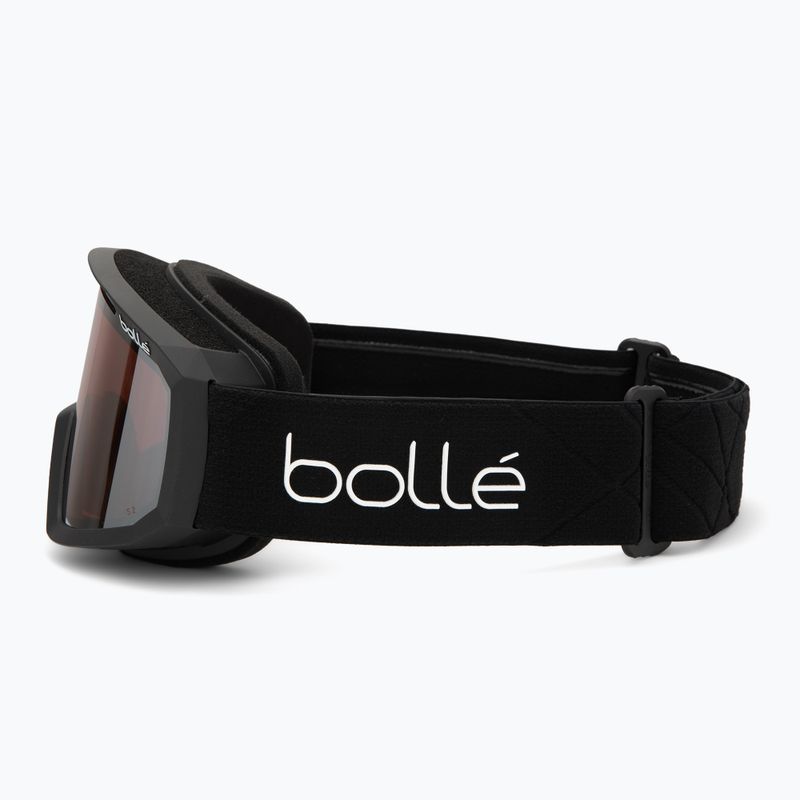 Gogle narciarskie Bollé Y7 OTG black matte/vermillon gun 4