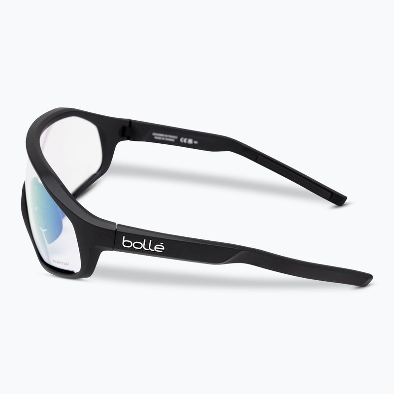 Okulary przeciwsłoneczne Bollé Shifter black matte/phantom clear green photochromic 4