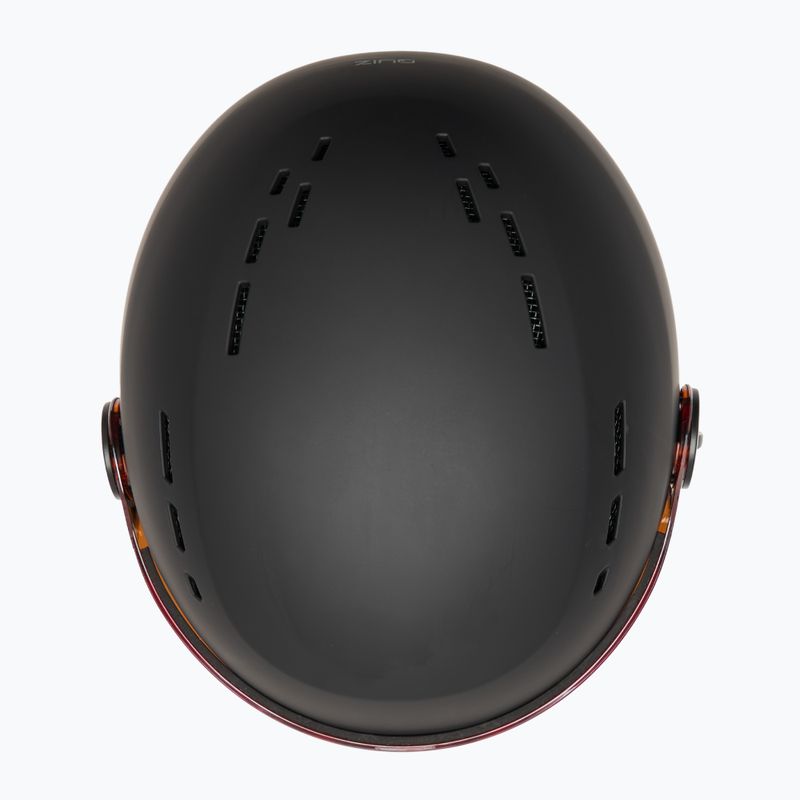 Kask narciarski dziecięcy Bollé Quiz Visor Jr black/blue matte/orange gun 6