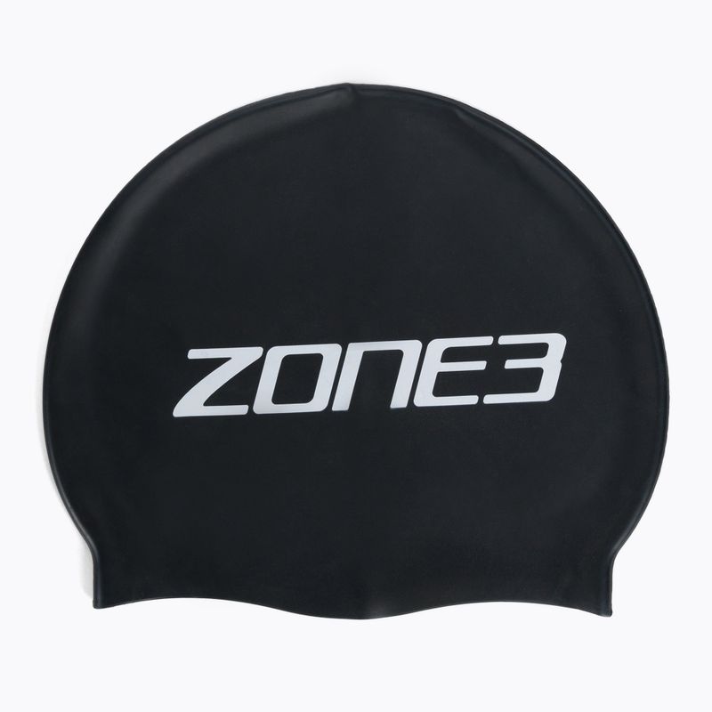 Czepek pływacki ZONE3 Silicone Swim black