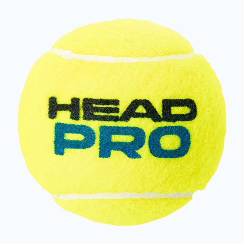 Piłki tenisowe HEAD Pro 4B 4 szt. yellow 2