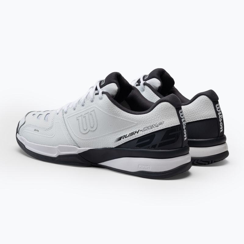 Buty do tenisa męskie Wilson Rush Comp LTR white/white/ebony 3
