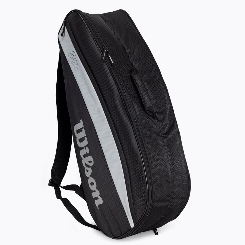 Torba tenisowa Wilson Roger Federer Team 6Pk black 3