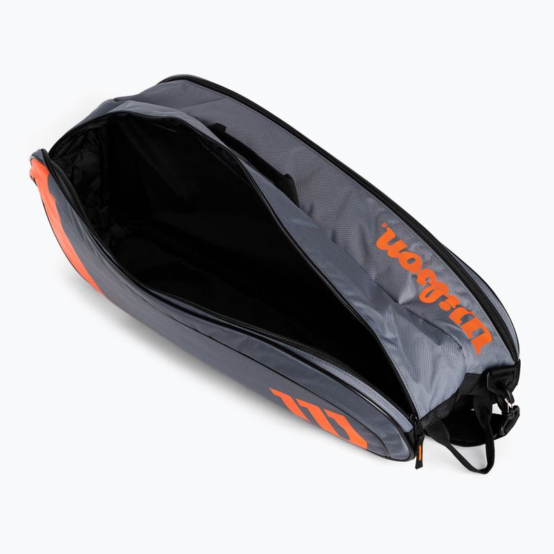 Torba tenisowa Wilson Team 6Pk black/orange 6