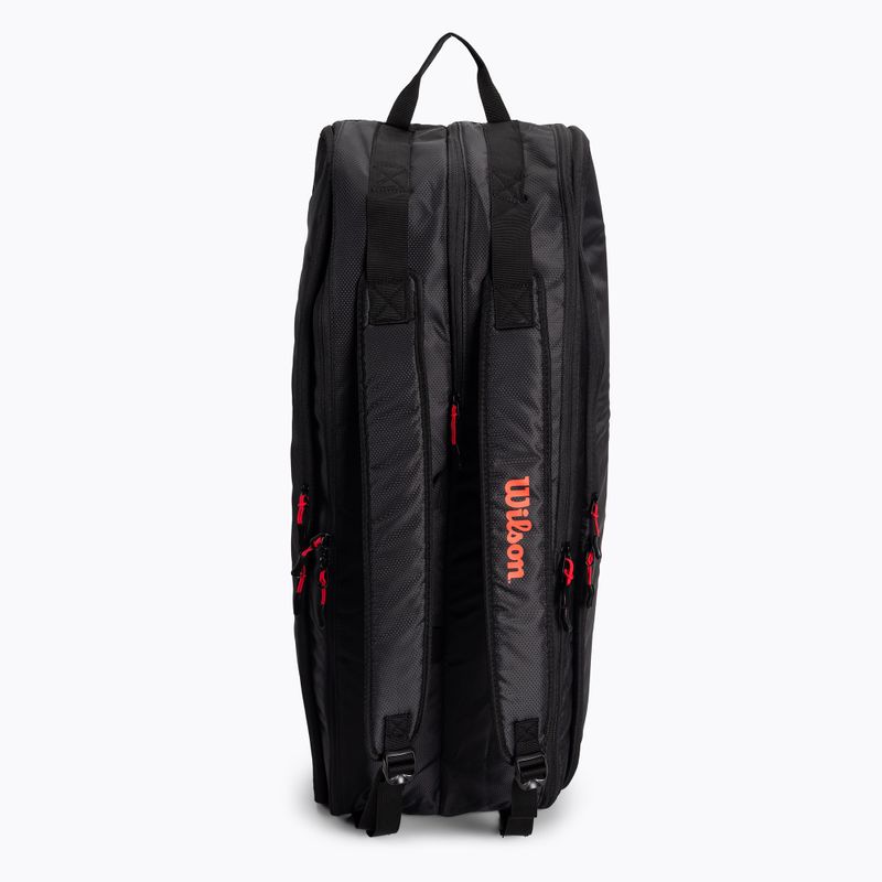 Torba tenisowa Wilson Tour 12Pk red/black 4