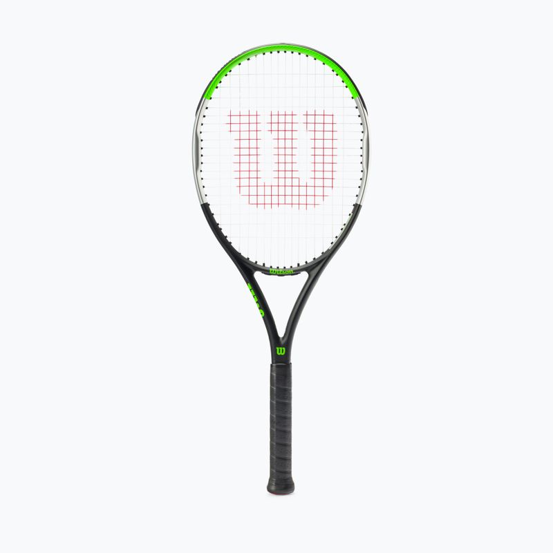Rakieta tenisowa Wilson Blade Feel 100 black/silver/lime gr.