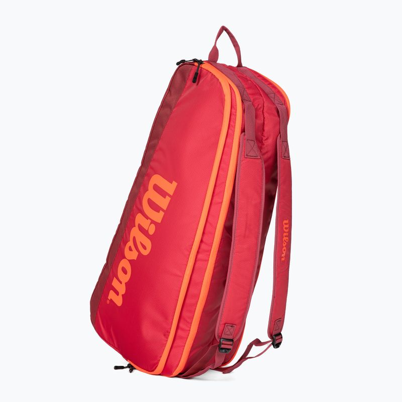 Torba tenisowa Wilson Tour 6 Pack maroon