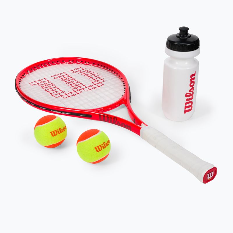 Zestaw do tenisa dziecięcy Wilson Roger Federer Starter Set 25 black/red 10