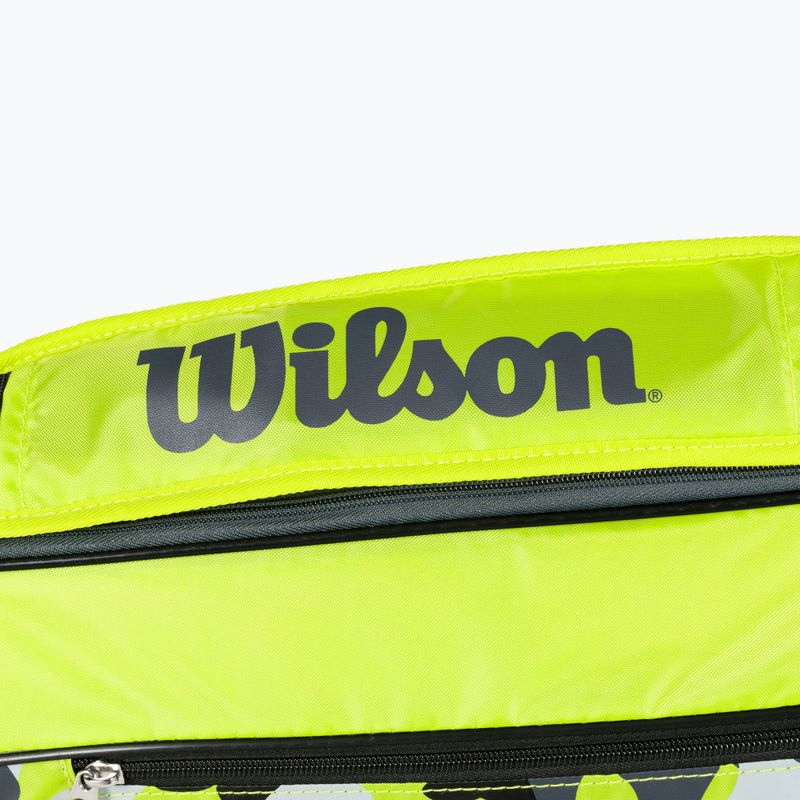 Torba tenisowa dziecięca Wilson Junior Racketbag wild lime// grey/black 3