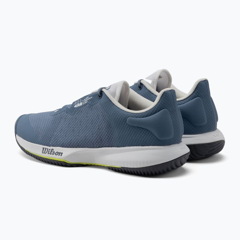 Buty do tenisa męskie Wilson Kaos Swift china blue/white/sulphur spring 3
