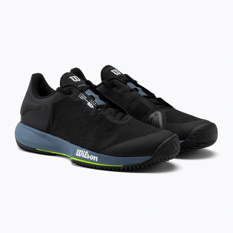 Buty do tenisa męskie Wilson Kaos Swift black/china blue/green gecko 5