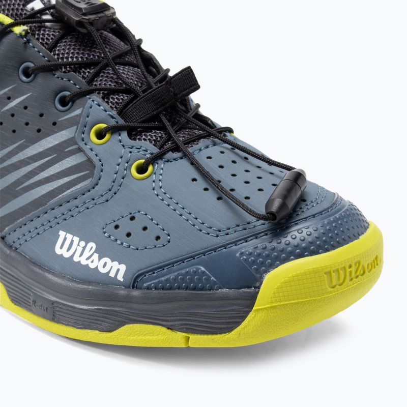 Buty do tenisa juniorskie Wilson Kaos 2.0 Jr china blue/india ink/sulphur spring 7