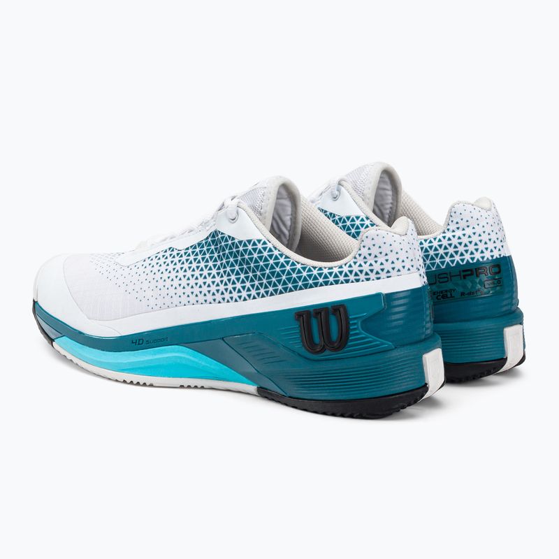 Buty do tenisa męskie Wilson Rush Pro 4.0 Clay blue coral/white/blue atoll 3