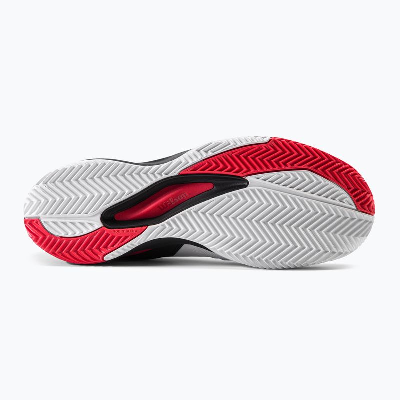 Buty do tenisa męskie Wilson Rush Pro Ace Clay white/black/poppy red 4