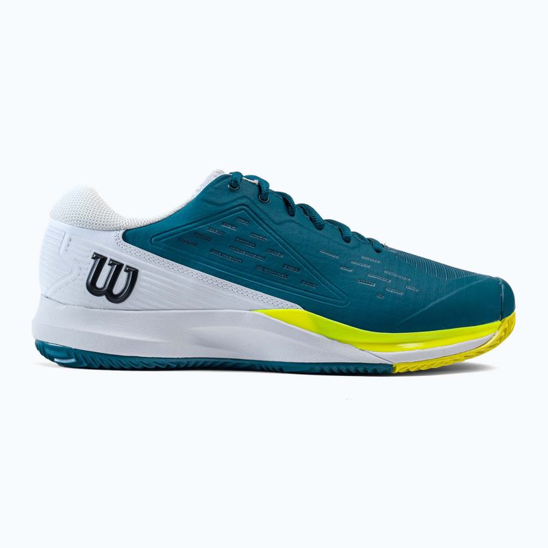 Buty do tenisa męskie Wilson Rush Pro Ace Clay blue coral/white/sulphur spring 2
