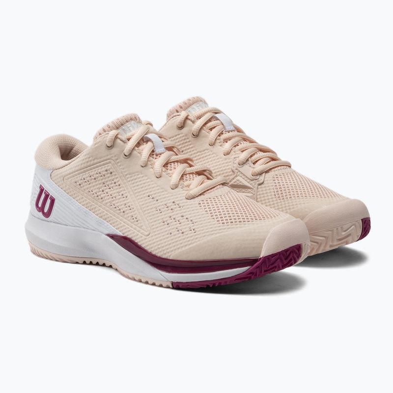 Buty do tenisa damskie Wilson Rush Pro Ace W scallop shell/white/baton rouge 5