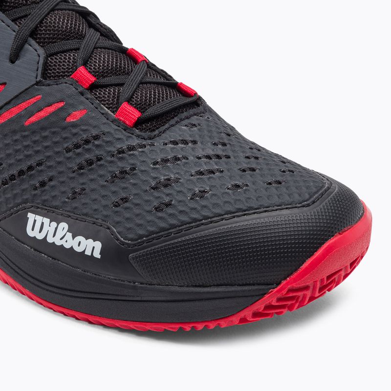 Buty do tenisa męskie Wilson Kaos Comp 3.0 black/ebony/wilson red 7