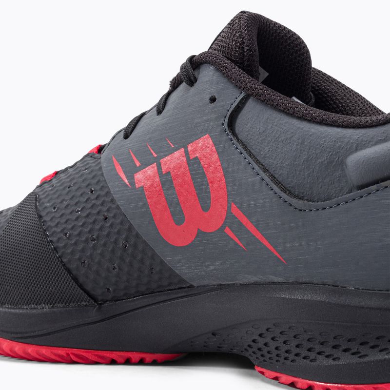 Buty do tenisa męskie Wilson Kaos Comp 3.0 black/ebony/wilson red 8
