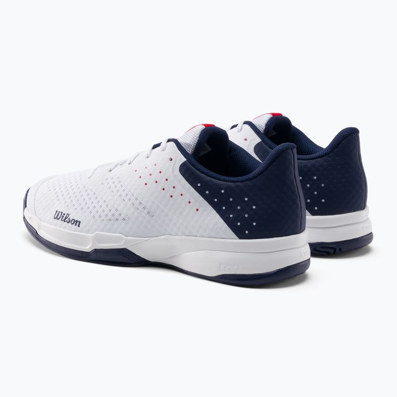 Buty do tenisa męskie Wilson Kaos Stroke 2.0 white/peacoat/wilson red 3