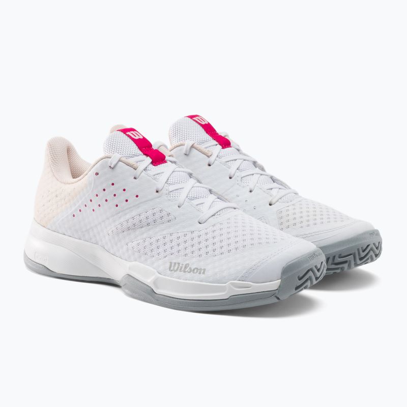 Buty do tenisa damskie Wilson Kaos Stroke 2.0 W white/scallop shell/love potion 5