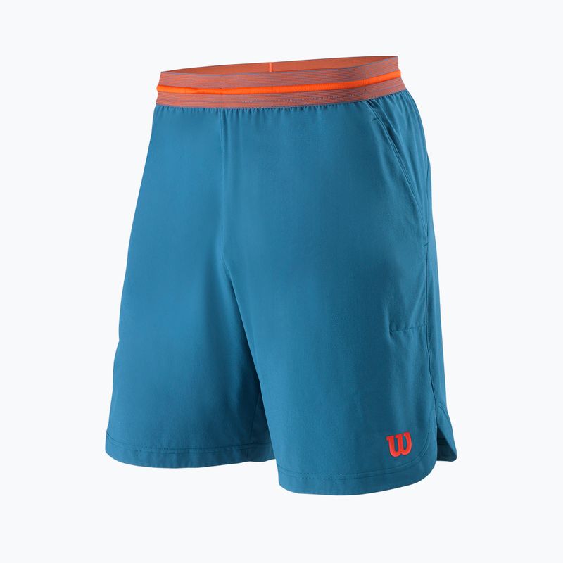 Spodenki tenisowe męskie Wilson Power 8 II blue coral