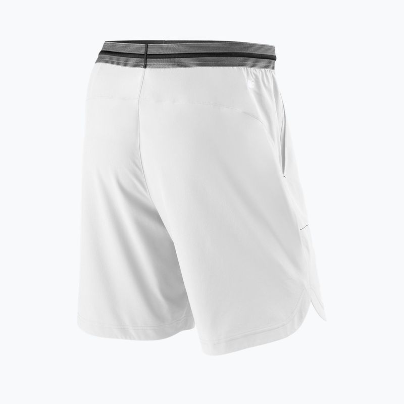 Spodenki tenisowe męskie Wilson Power 8 II white 2