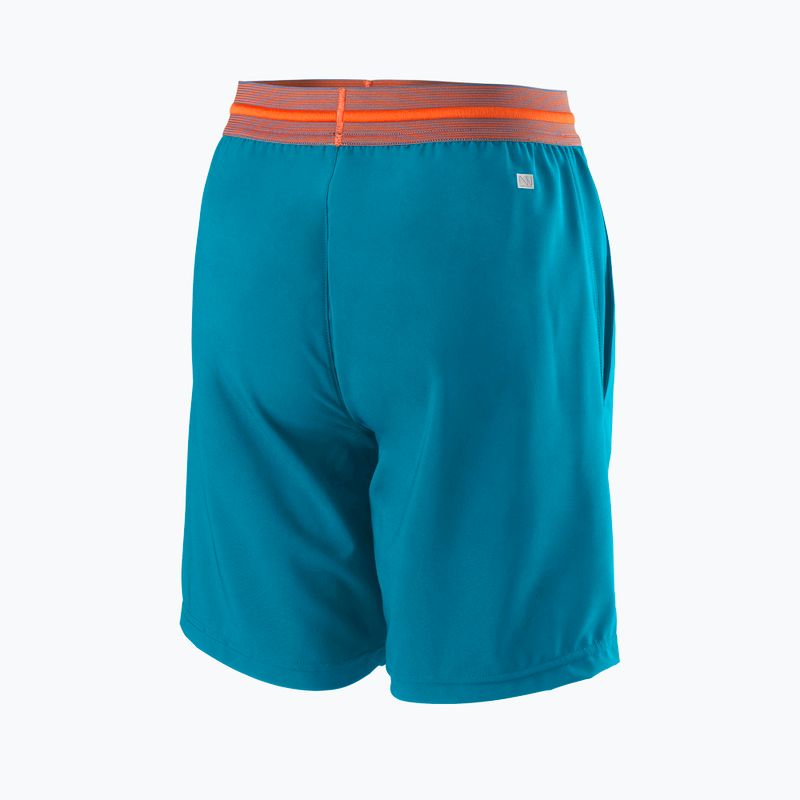 Spodenki tenisowe dziecięce Wilson Competition 7 Jr blue coral 7