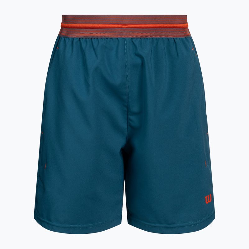 Spodenki tenisowe dziecięce Wilson Competition 7 Jr blue coral