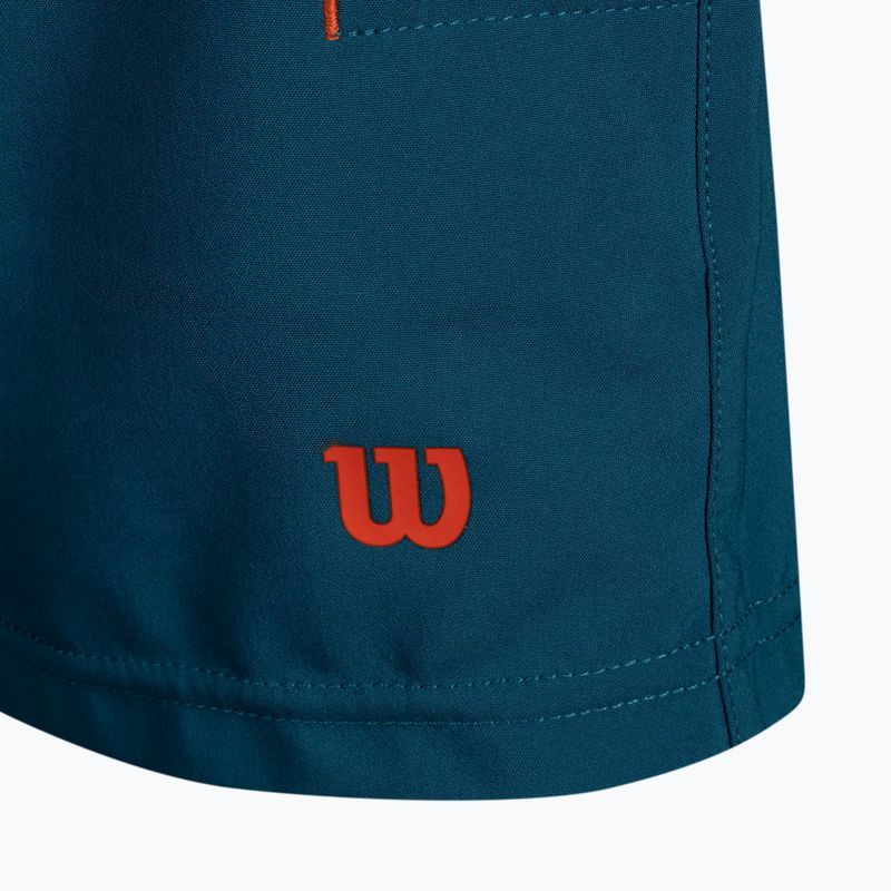 Spodenki tenisowe dziecięce Wilson Competition 7 Jr blue coral 4