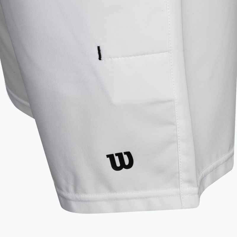 Spodenki tenisowe dziecięce Wilson Competition 7 Jr white 4
