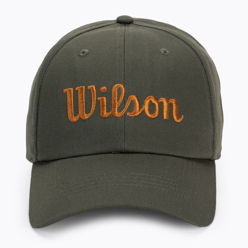 Czapka z daszkiem męska Wilson Script Twill Hat thyme 4