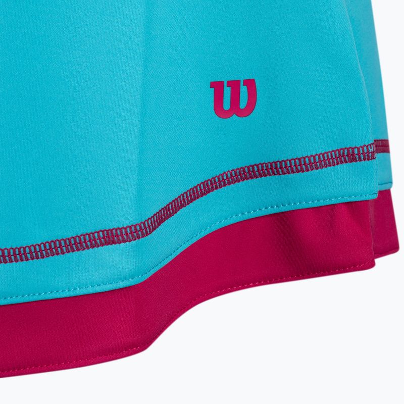 Koszulka tenisowa dziecięca Wilson Competition Tank II Jr scuba blue/love potion 3