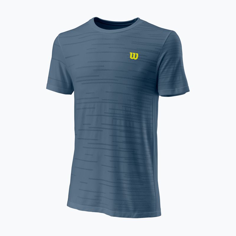Koszulka tenisowa męska Wilson KAOS Rapide SMLS Crew II china blue
