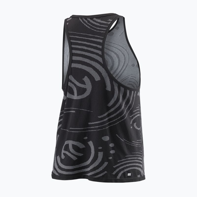 Koszulka tenisowa damska Wilson PWR SMLS Tank W black/rocket 2