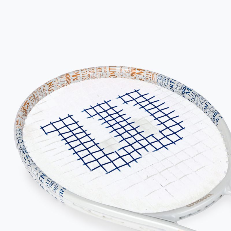 Zestaw do tenisa dziecięcy Wilson Roland Garros Elite Jr 25 Kit white/blue/orange red 7