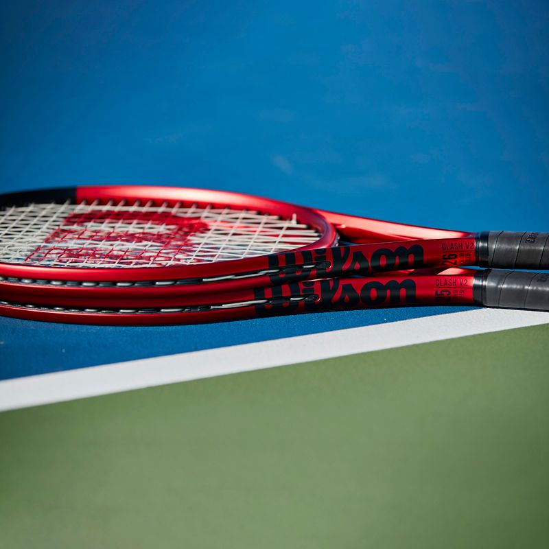 Rakieta tenisowa dziecięca Wilson Clash Jr 26 V2.0 infrared 9