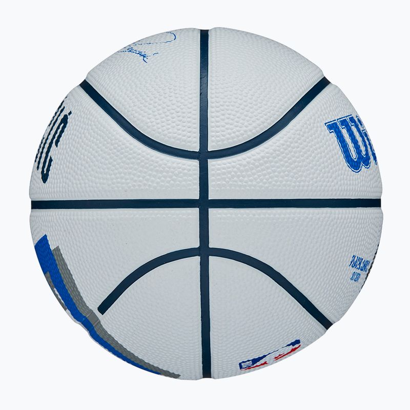 Piłka do koszykówki dziecięca Wilson NBA Player Icon Mini Luka white rozmiar 3 5