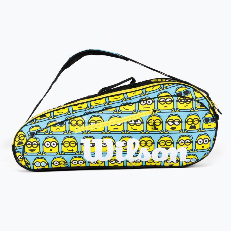 Torba tenisowa dziecięca Wilson Minions 2.0 Team 3Pk blue yellow black 2