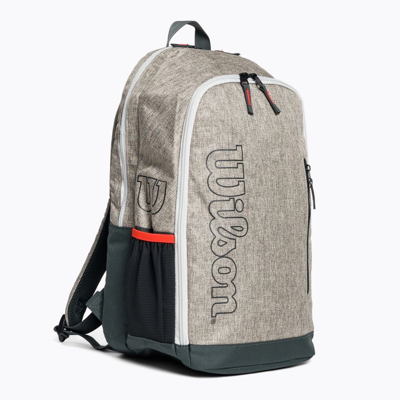 Plecak tenisowy Wilson Team heather grey 2