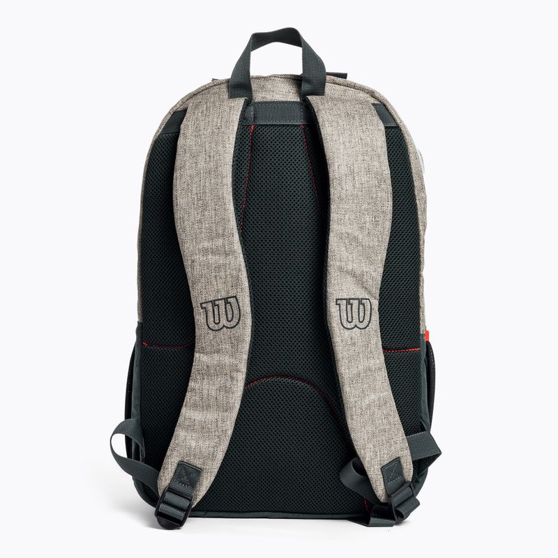 Plecak tenisowy Wilson Team heather grey 3