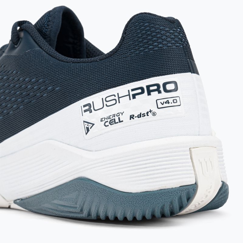 Buty do tenisa męskie Wilson Rush Pro 4.0 navy blaze/white 10