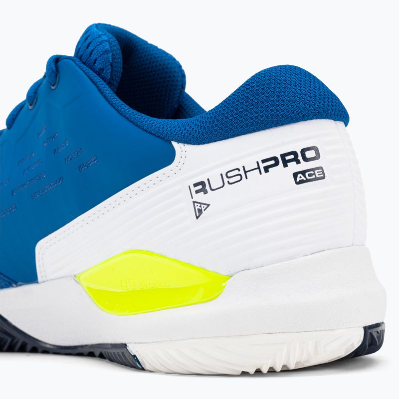 Buty do tenisa męskie Wilson Rush Pro Ace Clay lapis blue/white/safety yellow 10