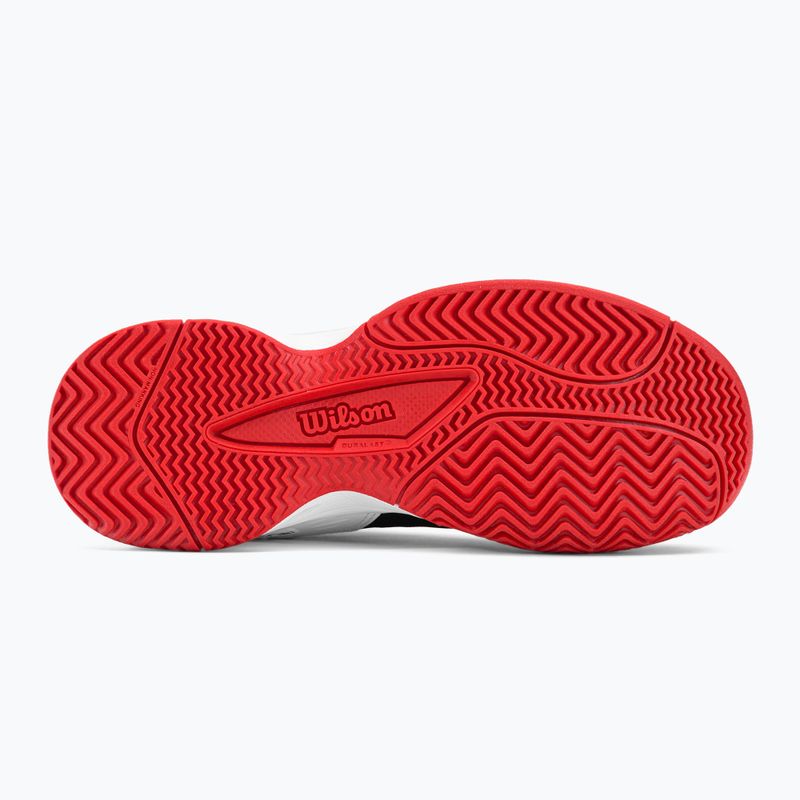 Buty do tenisa dziecięce Wilson Rush Pro L Jr black/white/red 5