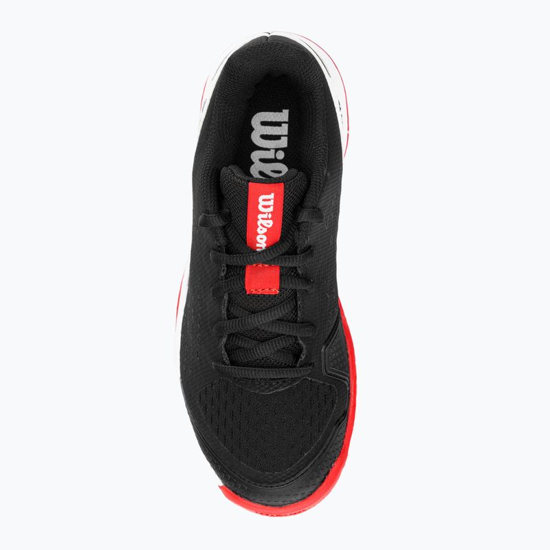 Buty do tenisa dziecięce Wilson Rush Pro L Jr black/white/red 6