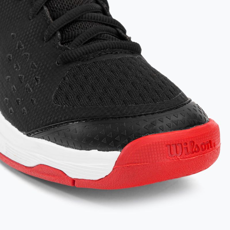 Buty do tenisa dziecięce Wilson Rush Pro L Jr black/white/red 7