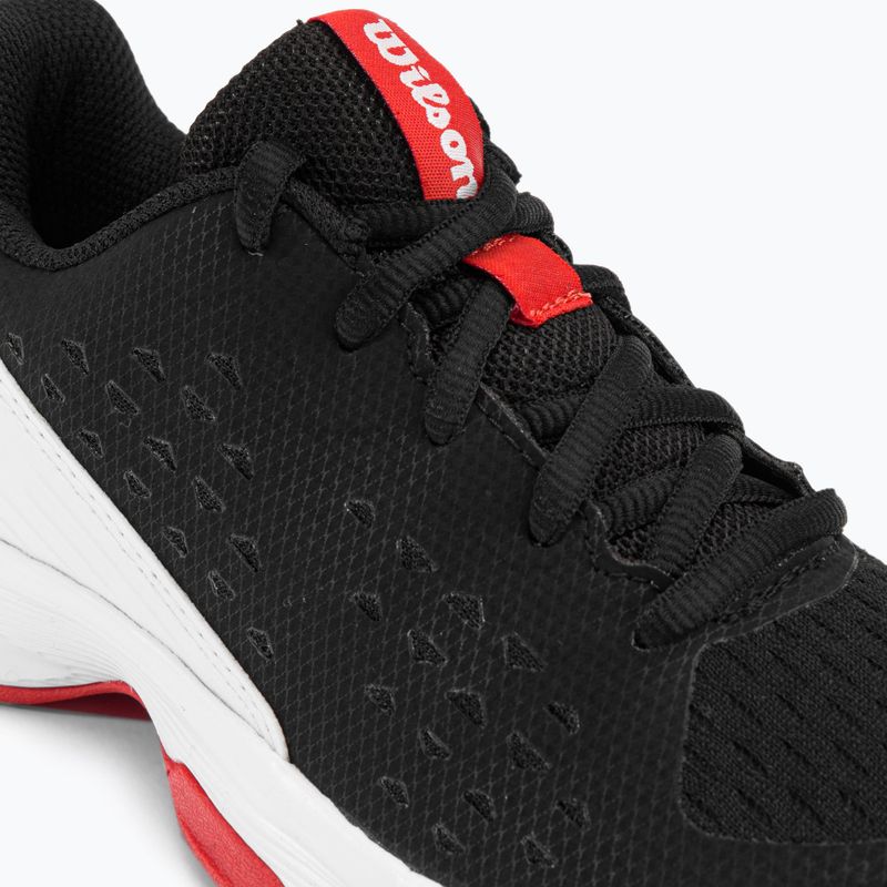 Buty do tenisa dziecięce Wilson Rush Pro L Jr black/white/red 9