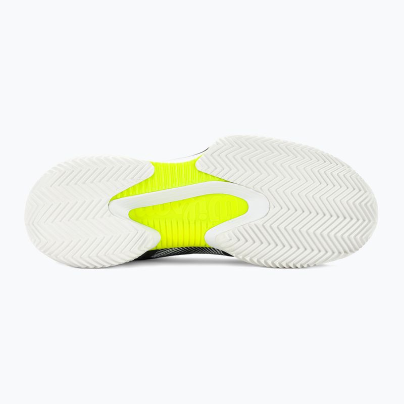 Buty do tenisa męskie Wilson Kaos Rapide STF Clay white/black/safety yellow 5