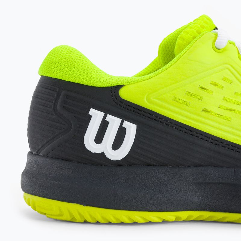 Buty do tenisa dziecięce Wilson Rush Pro Ace Safety Jr black/neon yellow 9