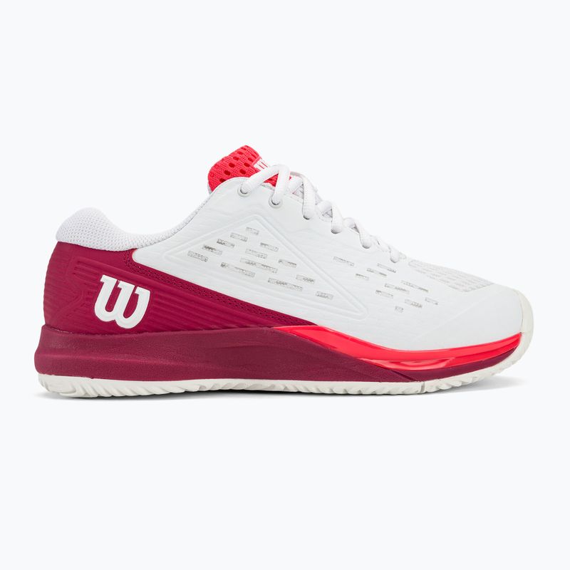 Buty do tenisa dziecięce Wilson Rush Pro Ace JR white/beet red/diva pink 2