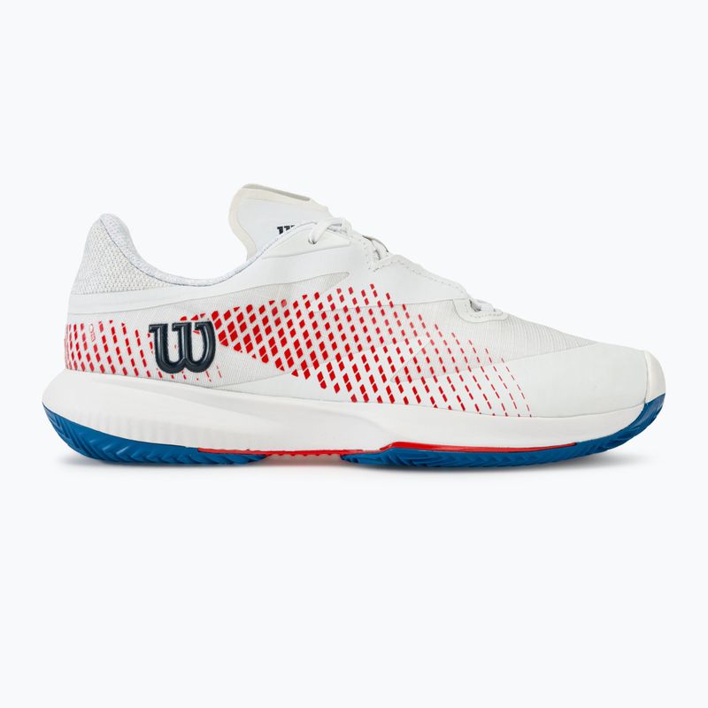 Buty do tenisa męskie Wilson Kaos Swift 1.5 Clay white/deja vu blue/wilson red 2